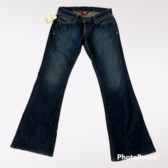 LUCKY BRAND by Gene Montesano Short Inseam boot cut leg jeans size 00 - Picture 1 of 14
